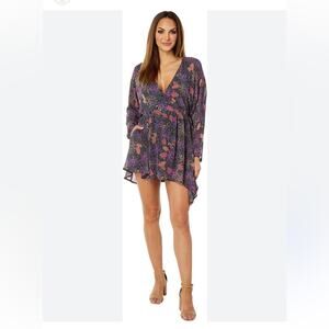 Free People Teegan Mini Twilight Combo Dress
